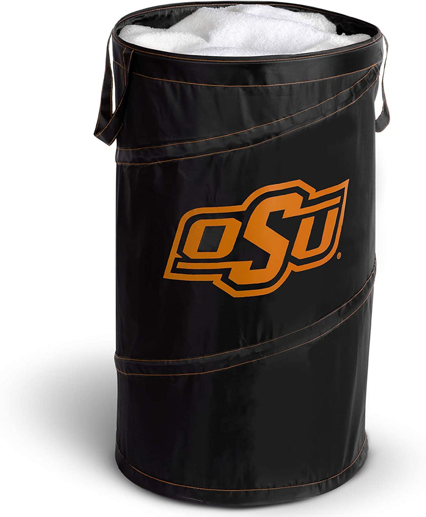 Pop Up Spiral Collegiate Laundry Hamper Bag with Easy Carry Handles - Smart Design® 7