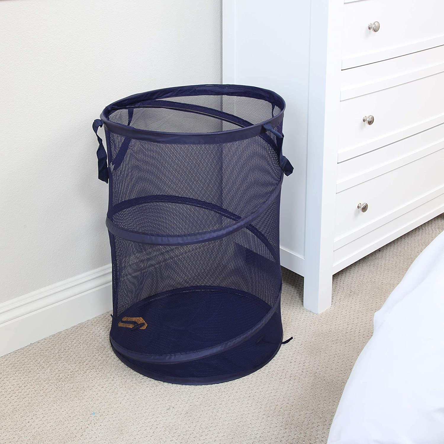 Pop Up Spiral Laundry Hamper Bag Mesh - Smart Design® 2