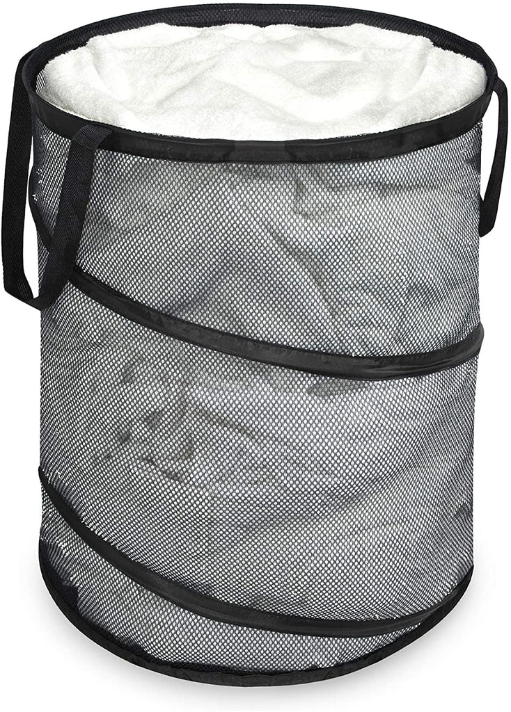 Pop Up Spiral Laundry Hamper Bag Mesh - Smart Design® 7
