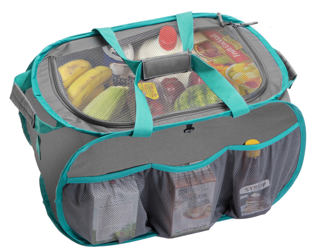 Pop Up Trunk Organizer with Easy Carry Handles, Side Pockets, and Zipper Top - Smart Design® 1