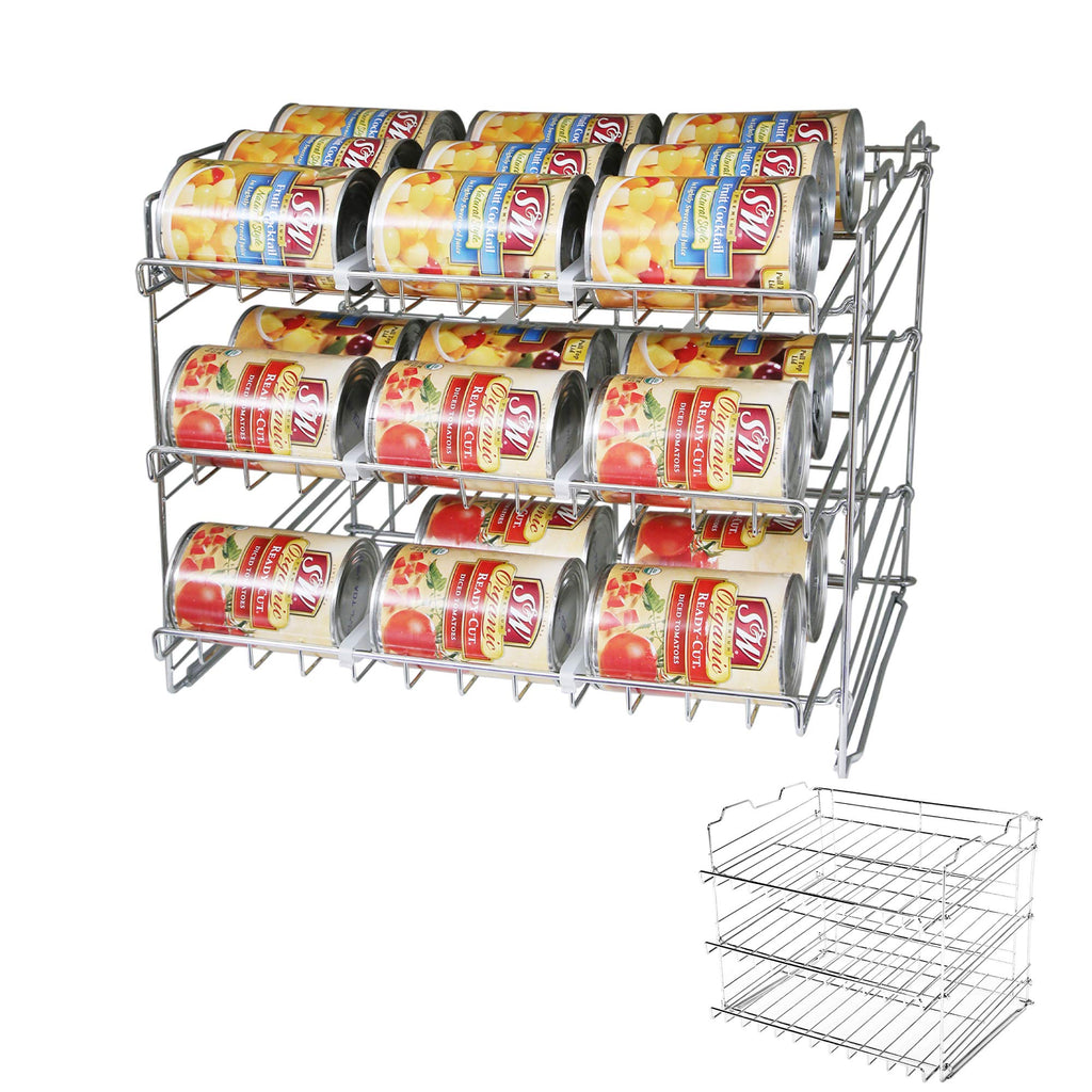 Sorbus 3 Tier Can Organizer Rack