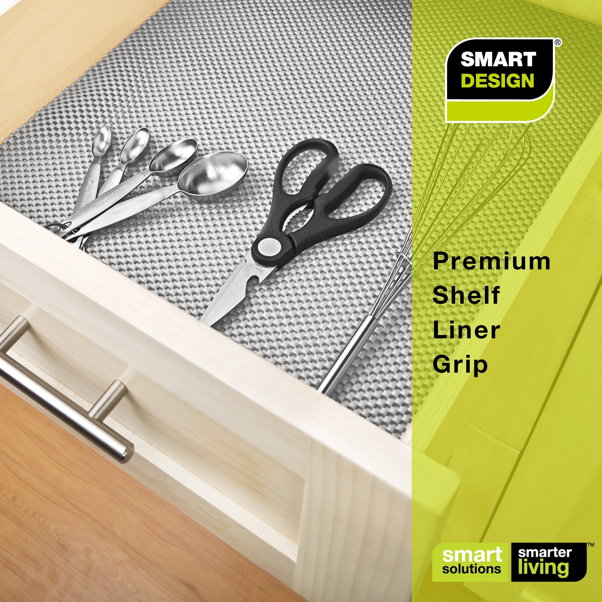 Premium Grip Shelf Liner - 12 Inch x 20 Feet - Smart Design® 11