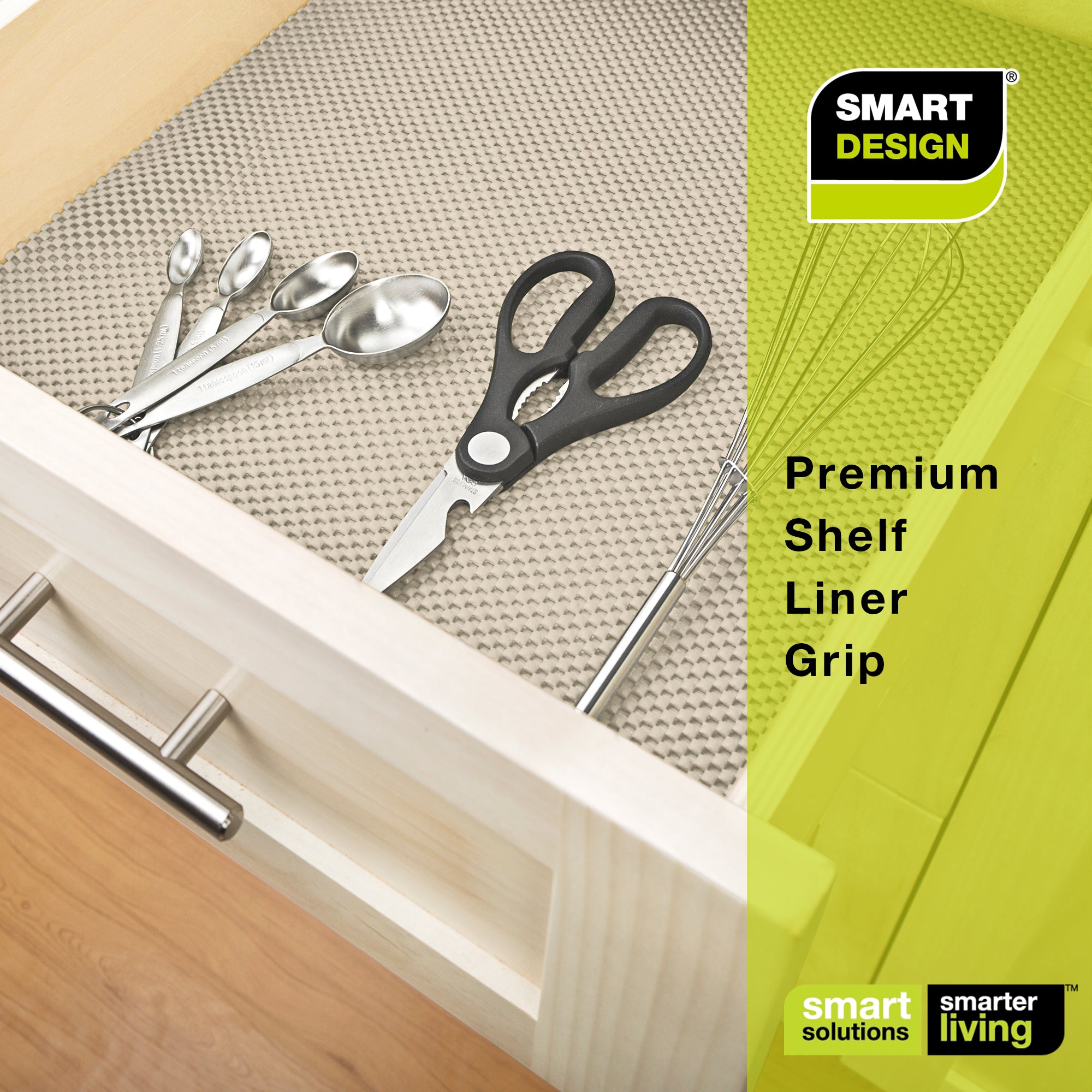 Premium Grip Shelf Liner - 12 Inch x 20 Feet - Smart Design® 26