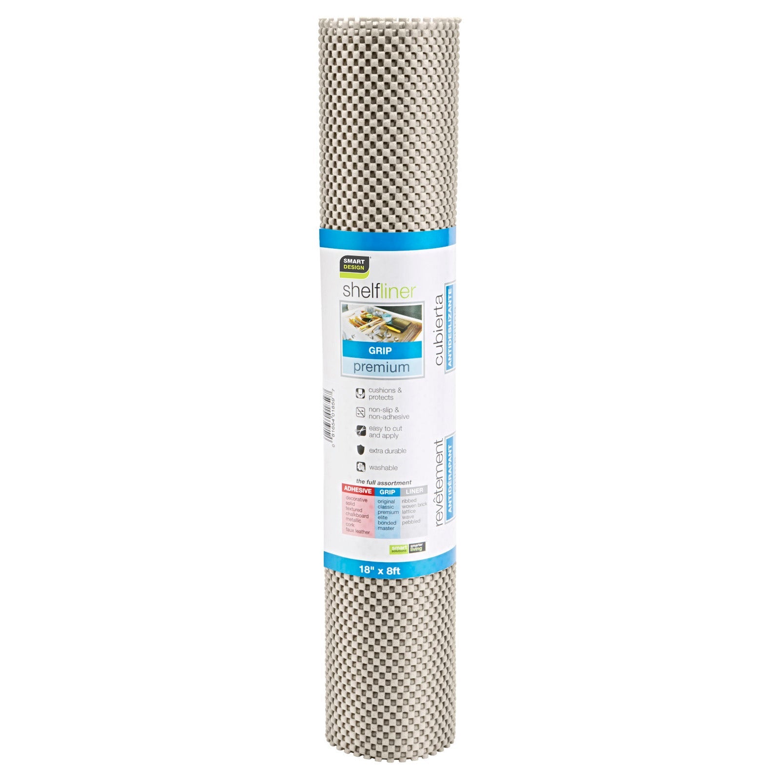 Premium Grip Shelf Liner - 12 Inch x 20 Feet - Smart Design® 22