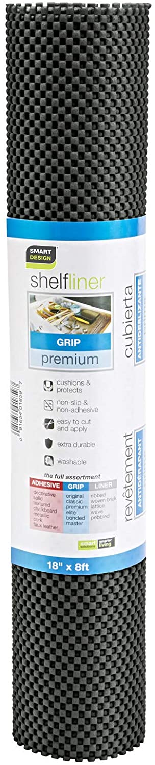 Premium Grip Shelf Liner - 18 Inch x 8 Feet - Smart Design® 13