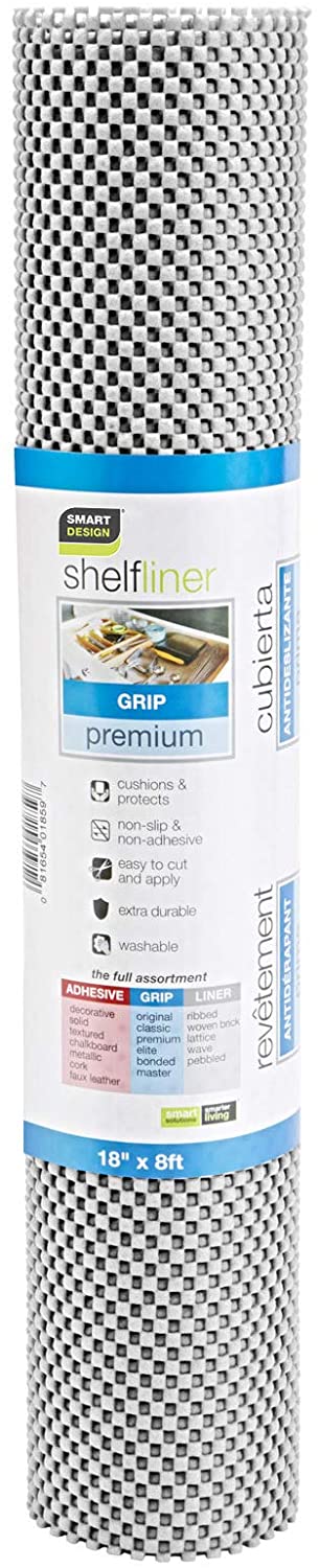 Premium Grip Shelf Liner - 18 Inch x 8 Feet - Smart Design® 26