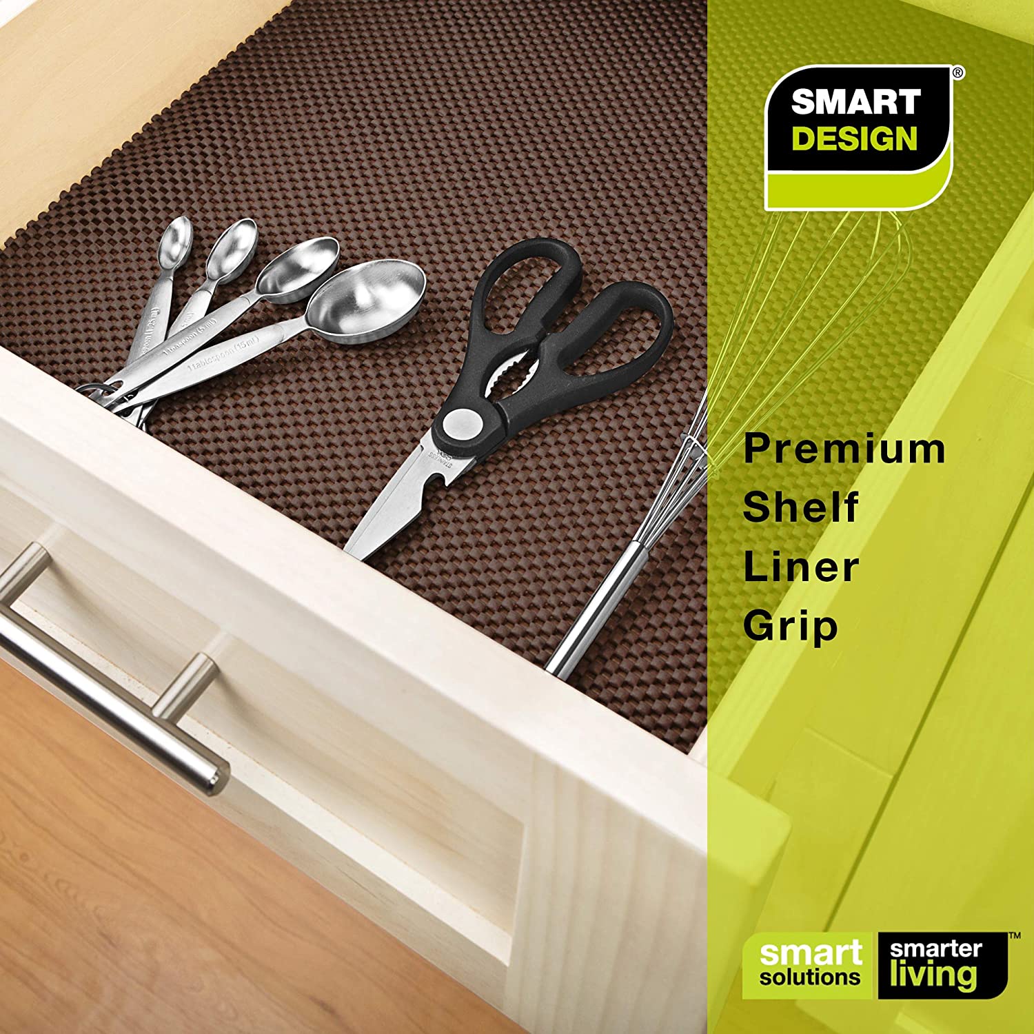 Premium Grip Shelf Liner - 18 Inch x 8 Feet - Smart Design® 11