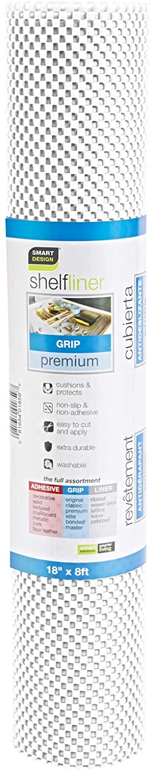 Premium Grip Shelf Liner - 18 Inch x 8 Feet - Smart Design® 19