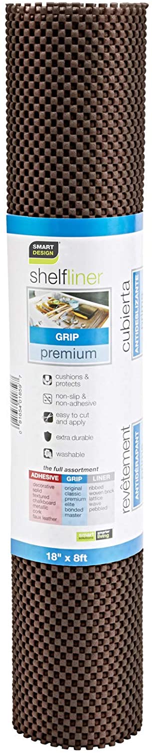 Premium Grip Shelf Liner - 18 Inch x 8 Feet - Smart Design® 7