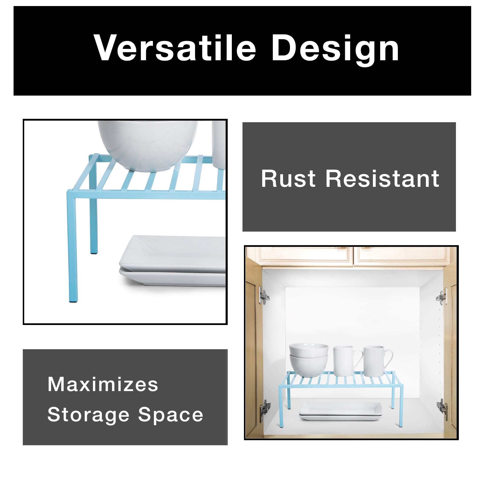 Premium Large Cabinet Storage Shelf Rack - Smart Design® 19