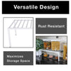 Premium Large Cabinet Storage Shelf Rack - Smart Design® 24