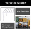 Premium Large Cabinet Storage Shelf Rack - Smart Design® 4
