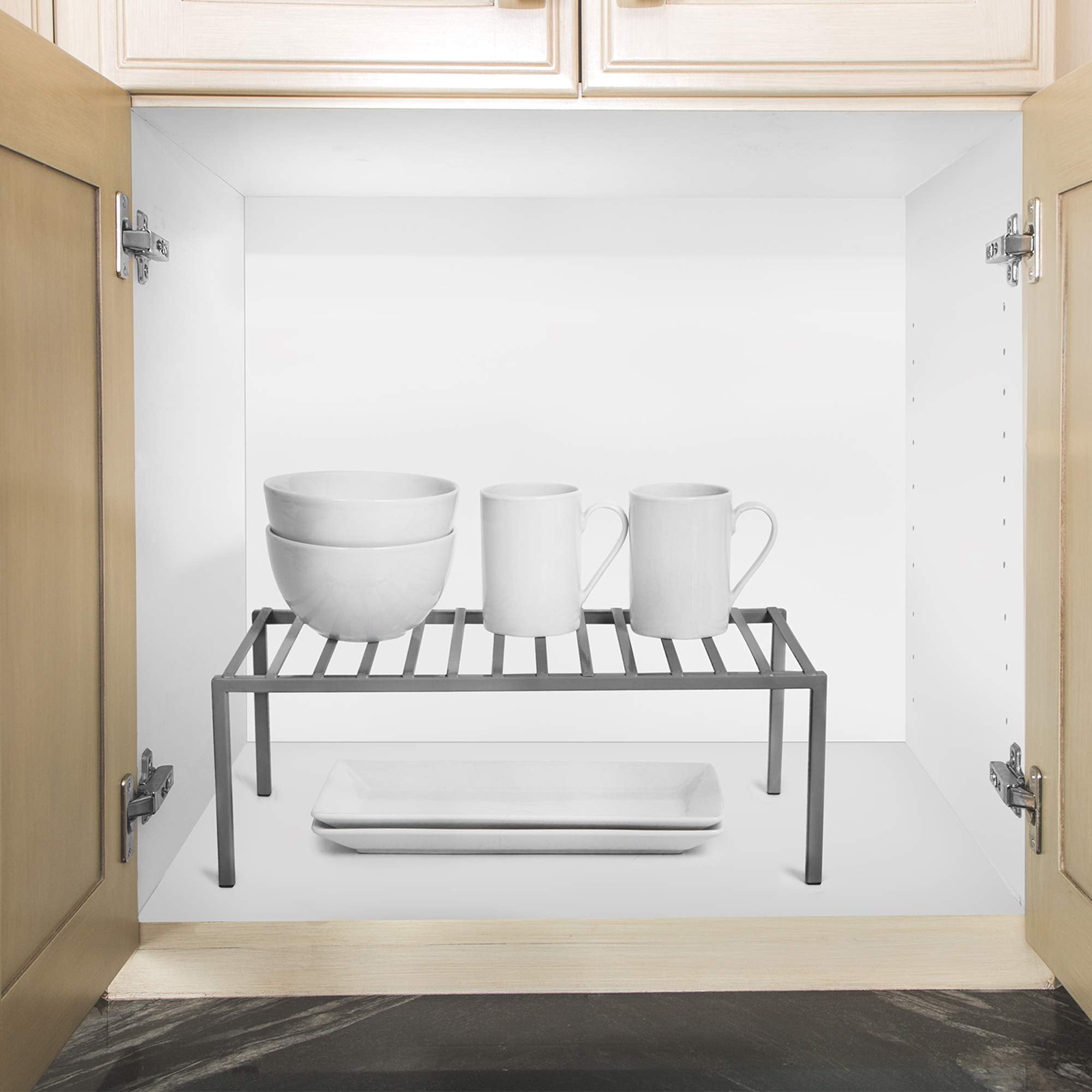 Premium Large Cabinet Storage Shelf Rack - Smart Design® 31