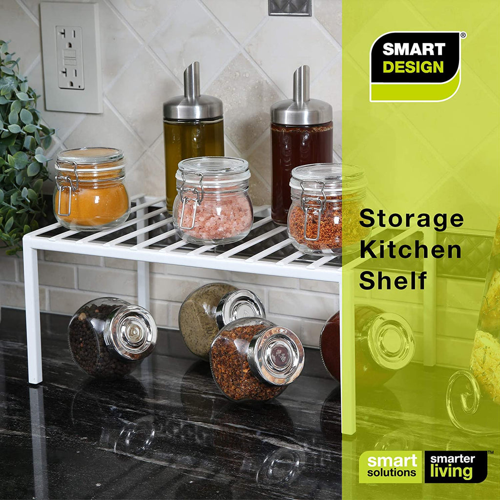 Mid Shelf Rack Premium Medium Cabinet Storage Shelf Rack | Smart Design® Kitchen