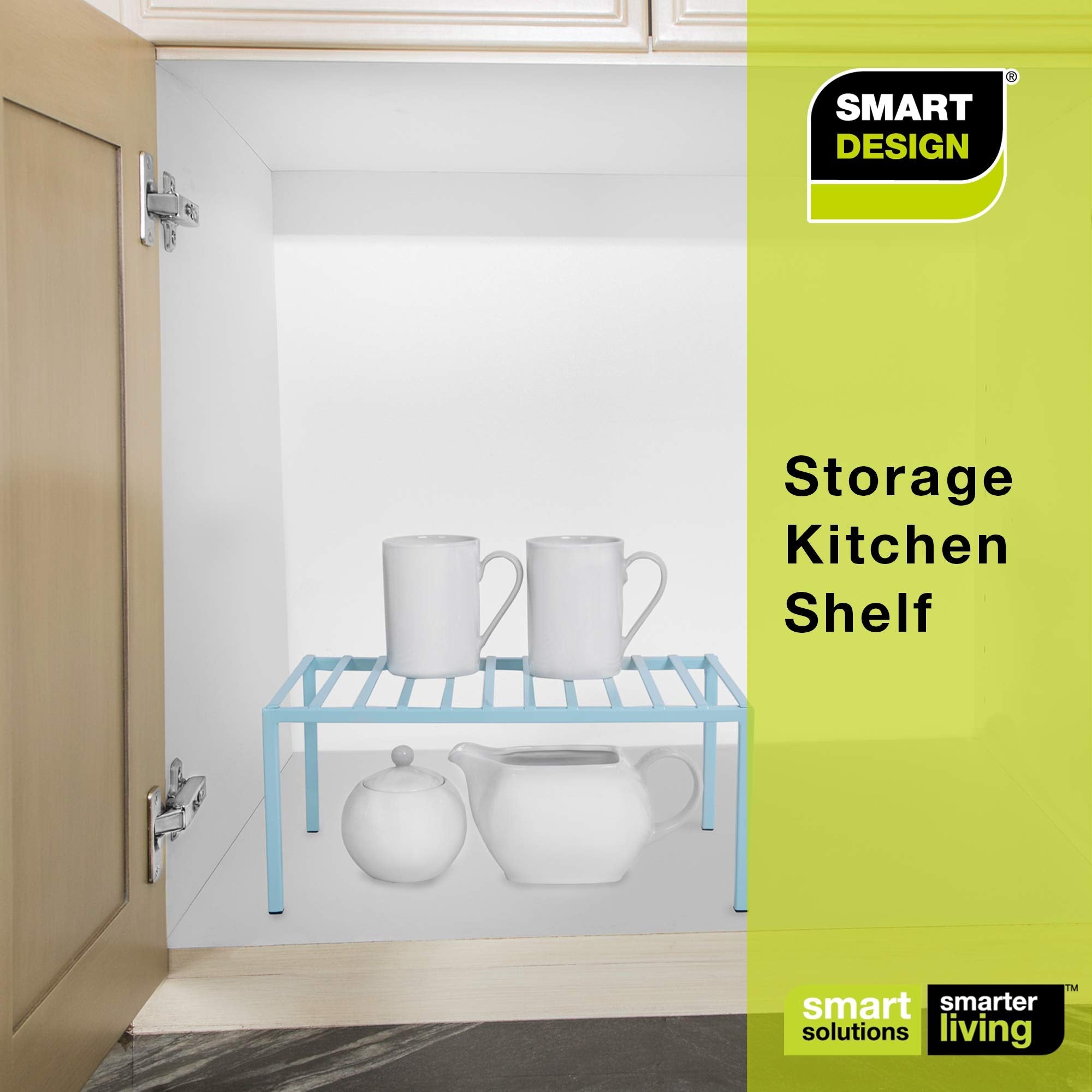Premium Medium Cabinet Storage Shelf Rack - Smart Design® 16