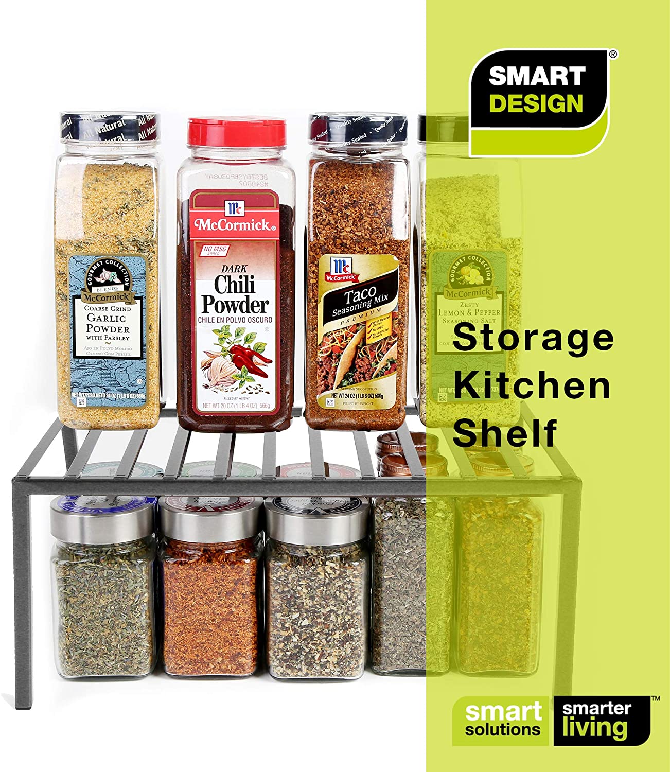 Premium Medium Cabinet Storage Shelf Rack - Smart Design® 29