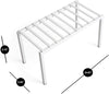 Premium Small Cabinet Storage Shelf Rack - Smart Design® 3