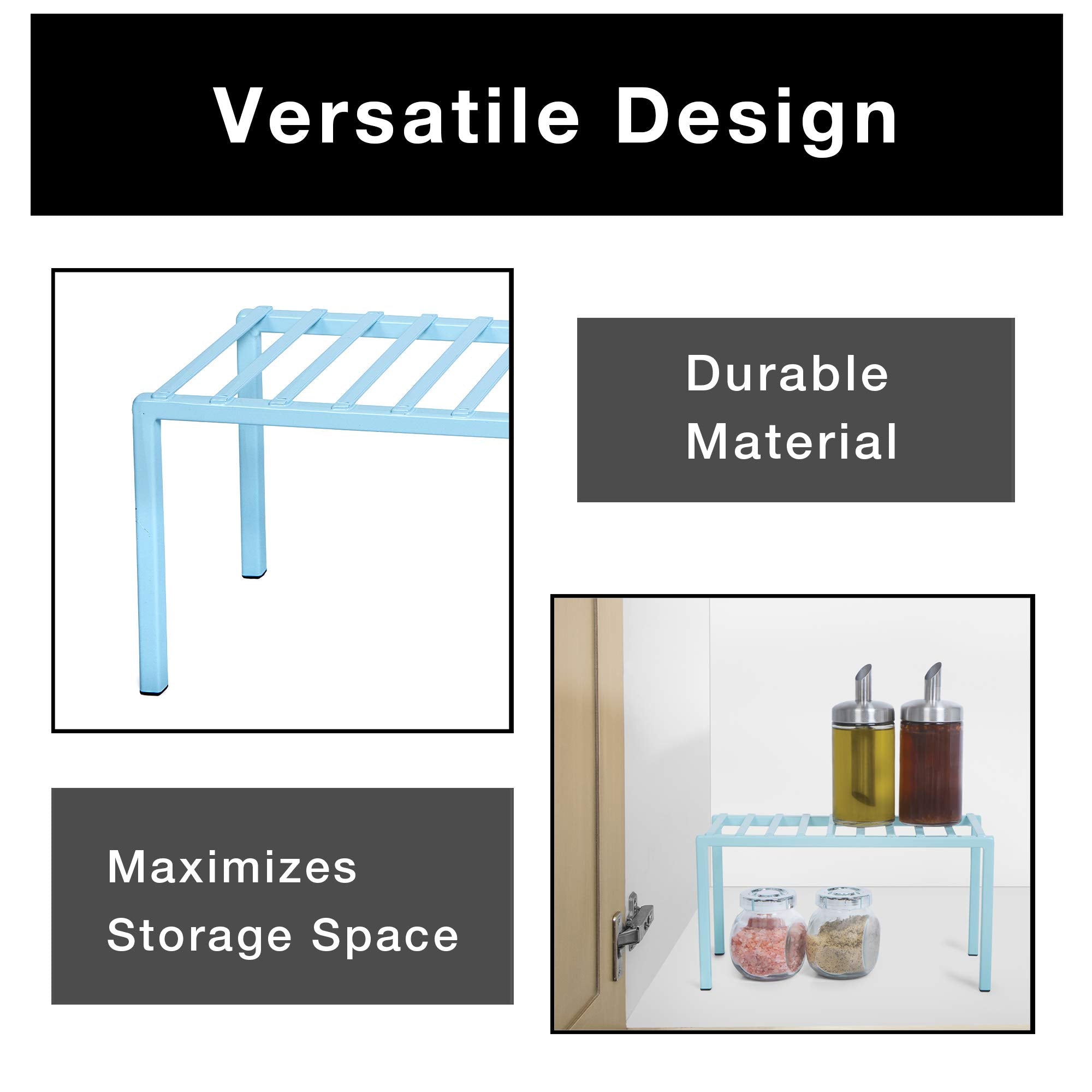 Premium Small Cabinet Storage Shelf Rack - Smart Design® 20