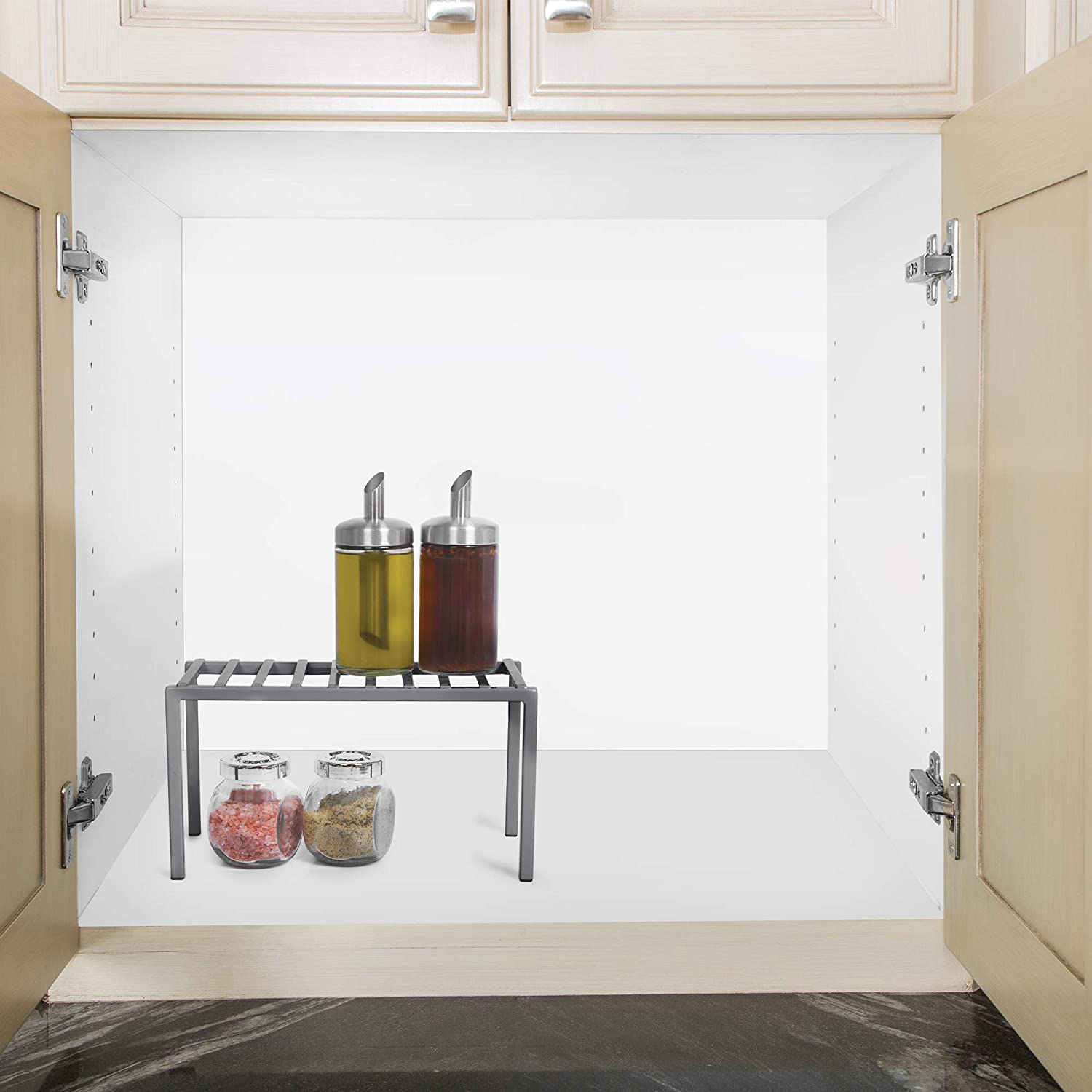 Premium Small Cabinet Storage Shelf Rack - Smart Design® 26