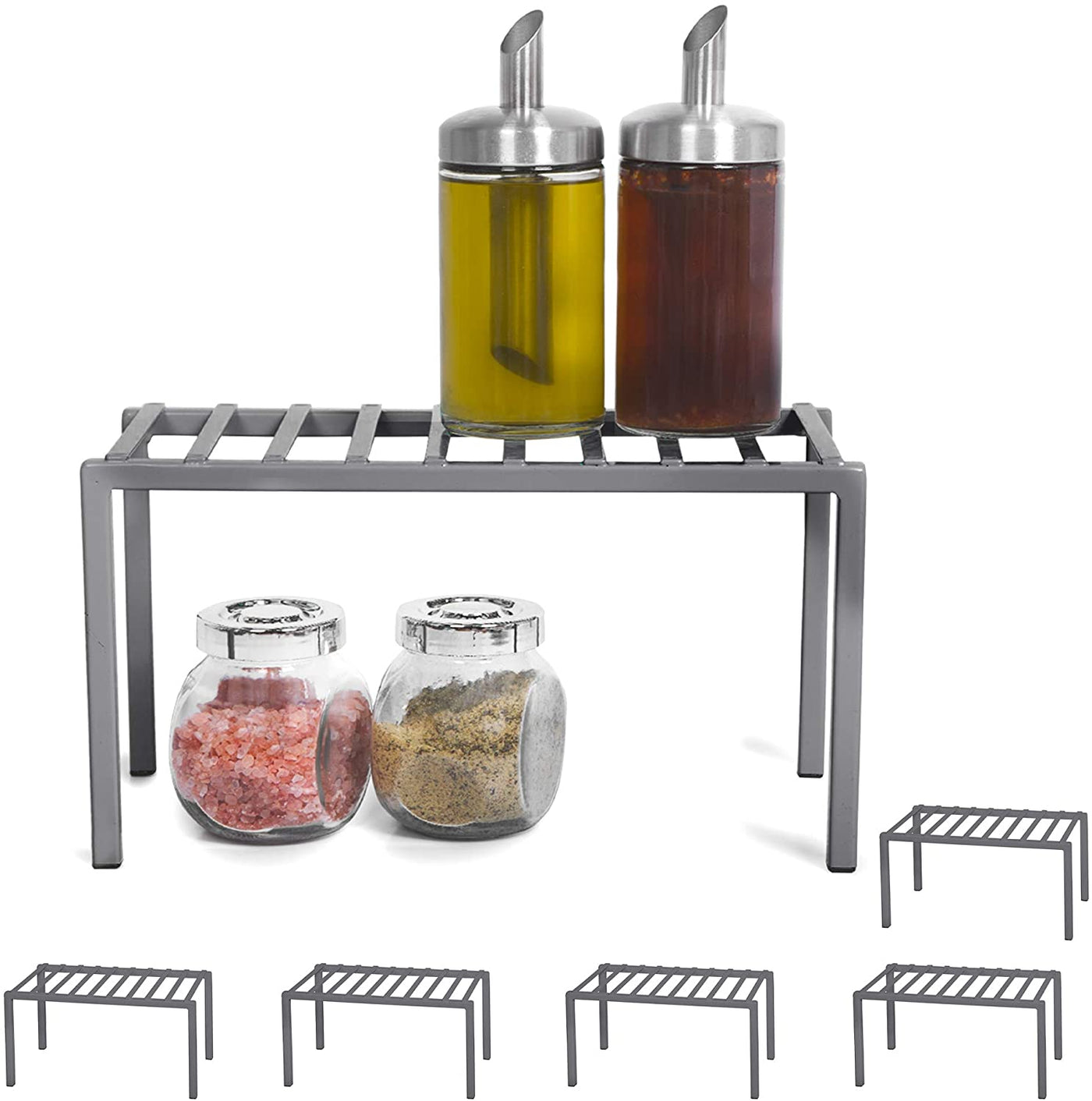 Premium Small Cabinet Storage Shelf Rack - Smart Design® 25