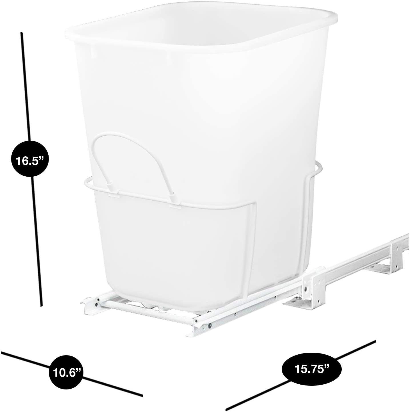 Pull Out Garbage Can - Smart Design® 3