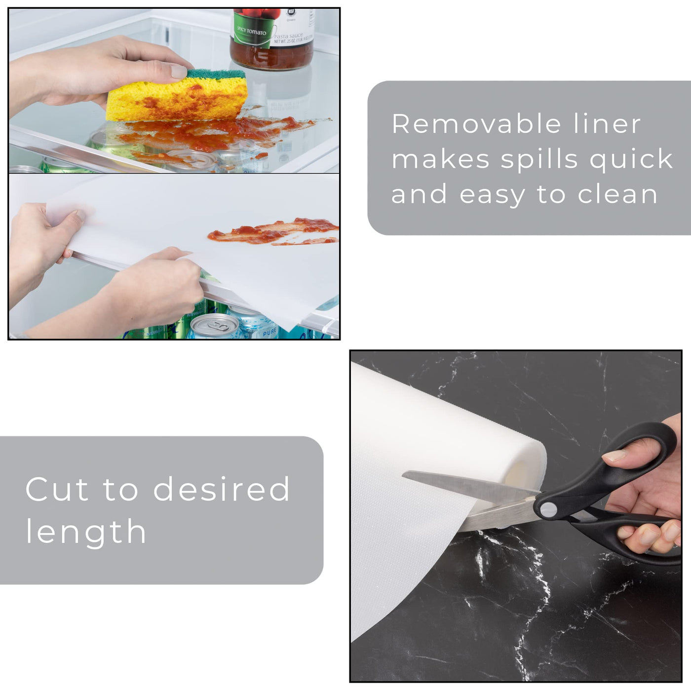 Refrigerator or Undersink Liner - Odor Resistant - BPA Free - Smart Design® 3