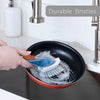 Replacement Brush Head with Built-In Scraper for Soap Dispensing Dish Wand - Smart Design® 9