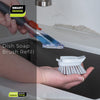 Replacement Brush Head with Built-In Scraper for Soap Dispensing Dish Wand - Smart Design® 12