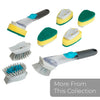 Replacement Brush Head with Built-In Scraper for Soap Dispensing Dish Wand - Smart Design® 5