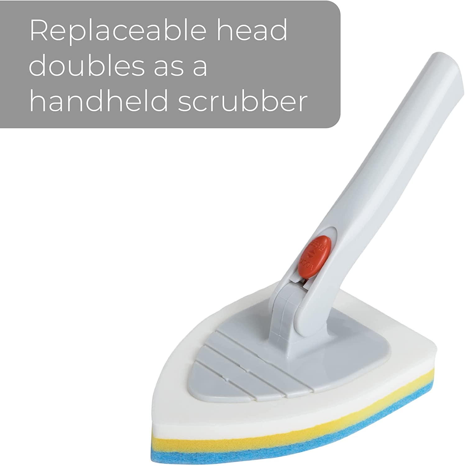 Replacement Head for Extendable Tub and Tile Scrubber - Smart Design® 9