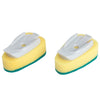 Replacement Non-Scratch Sponge Head with Built-In Scraper for Soap Dispensing Dish Sponge- Set of 2 - Smart Design® 1