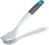 Scrub Brush with Scrubber Bristle Tip Non-Slip Handle Dishwasher Safe Cleaning Dishes  Kitchen Sink Smart Design® 1