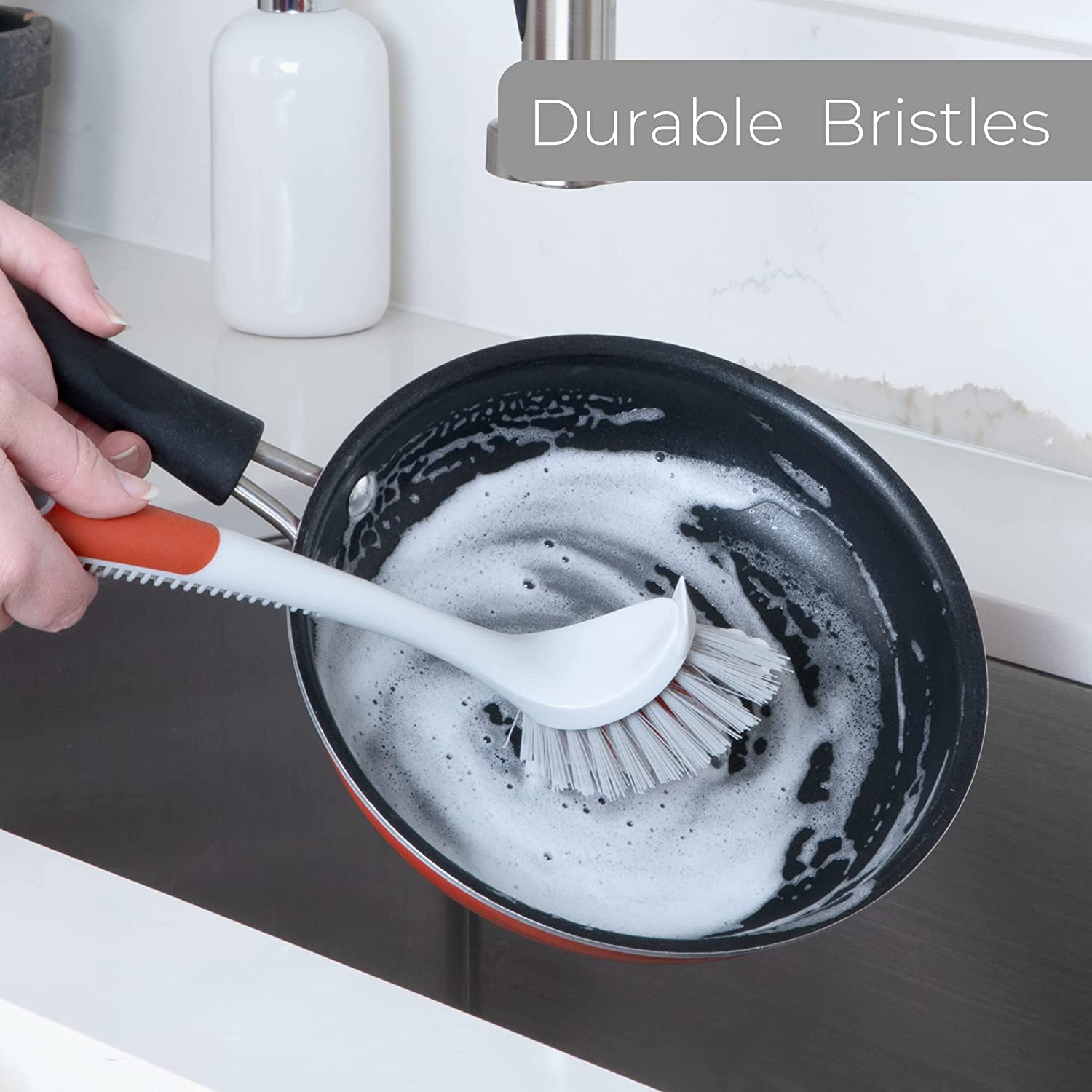 Scrub Brush with Suction Handle - Smart Design® 2