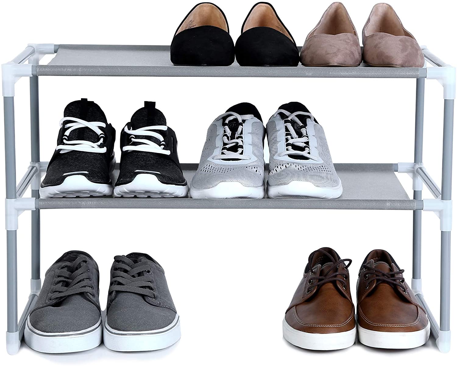 Shoe Rack Shelf with Laminated Liner - Smart Design® 9