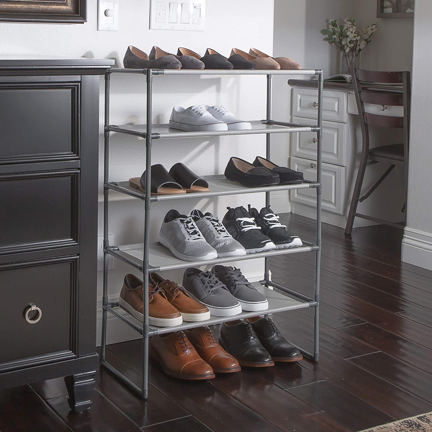 Shoe Rack Shelf with Laminated Liner - Smart Design® 2