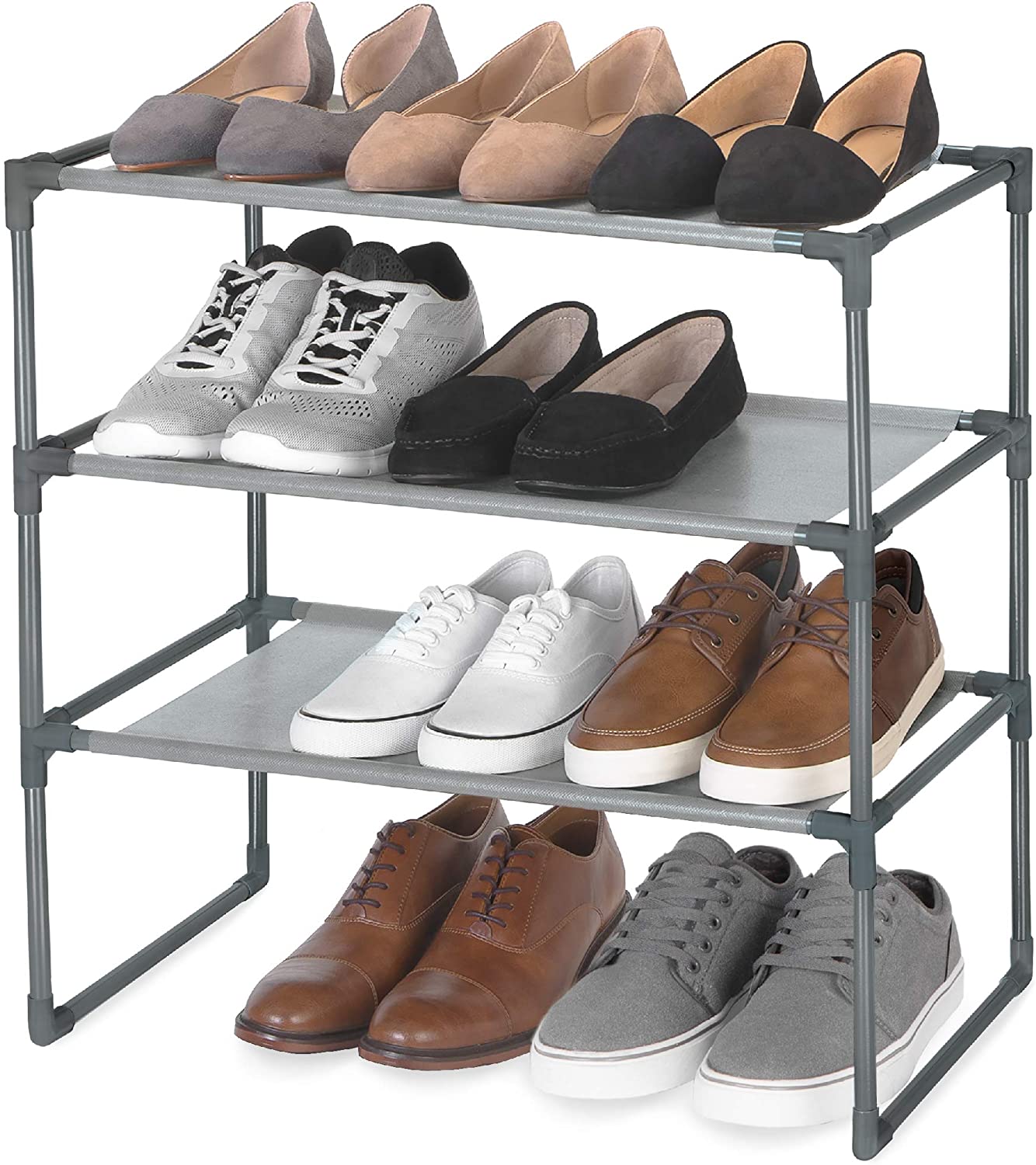 Shoe Rack Shelf with Laminated Liner - Smart Design® 12