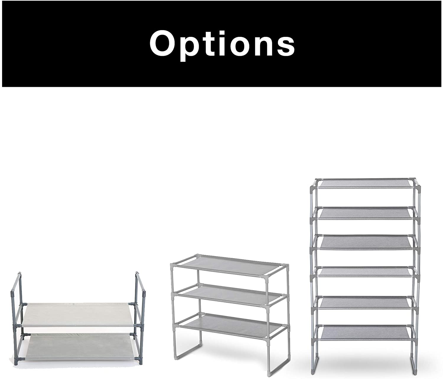Shoe Rack Shelf with Laminated Liner - Smart Design® 26
