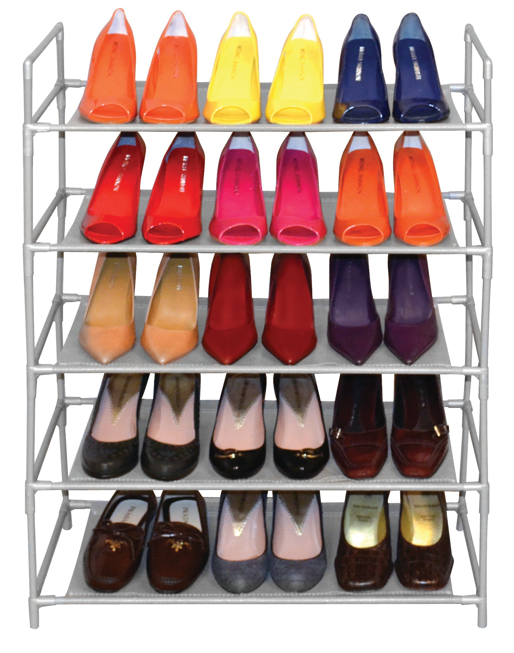 Shoe Rack Shelf with Laminated Liner - Smart Design® 16