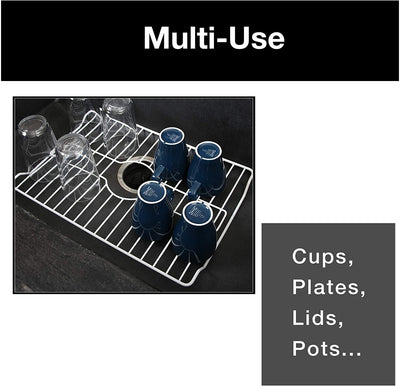 Kitchen Sink Protector - Large - Steel Wire Frame - Rust Resistant Protects Sinks from Damages and Scratches Smart Design  5