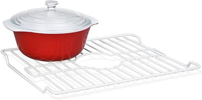 Kitchen Sink Protector - Large - Steel Wire Frame - Rust Resistant Protects Sinks from Damages and Scratches Smart Design  2