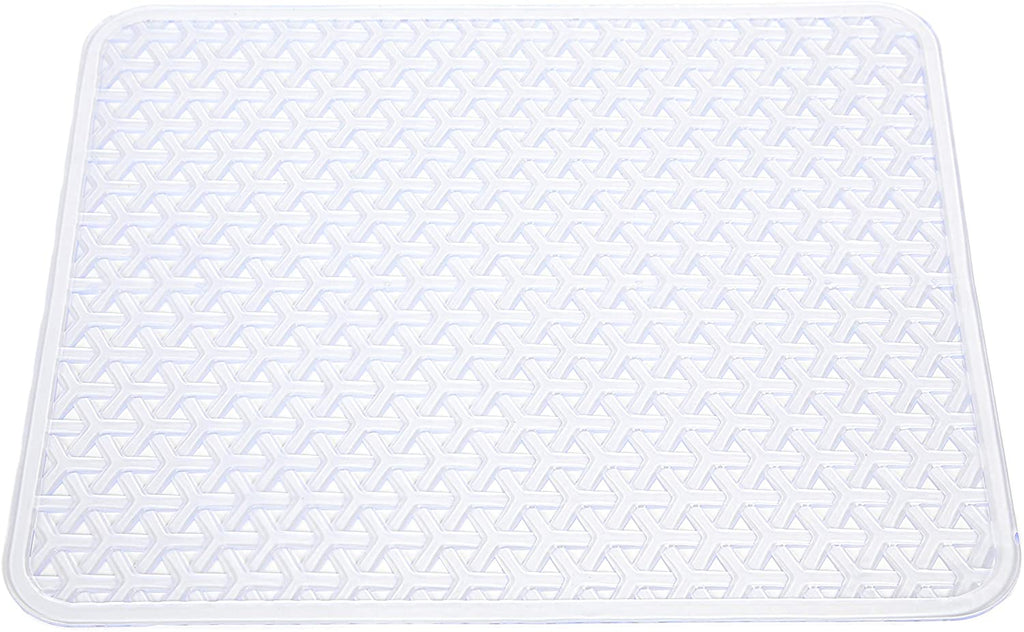 Sink Protector - PVC Material - Hand Washable Protects Sinks from Damages and Scratches Clear - Knitted Design Smart Design 1
