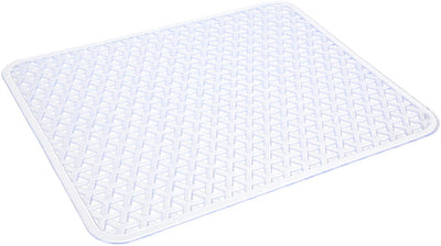 Sink Protector - PVC Material - Hand Washable Protects Sinks from Damages and Scratches Clear - Knitted Design Smart Design 2