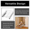 Sliding Pull Out Metal Cabinet Shelf - Multiple Sizes - Smart Design® 4