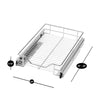 Sliding Pull Out Metal Cabinet Shelf - Multiple Sizes - Smart Design® 3