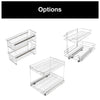 Sliding Pull Out Metal Cabinet Shelf - Multiple Sizes - Smart Design® 20