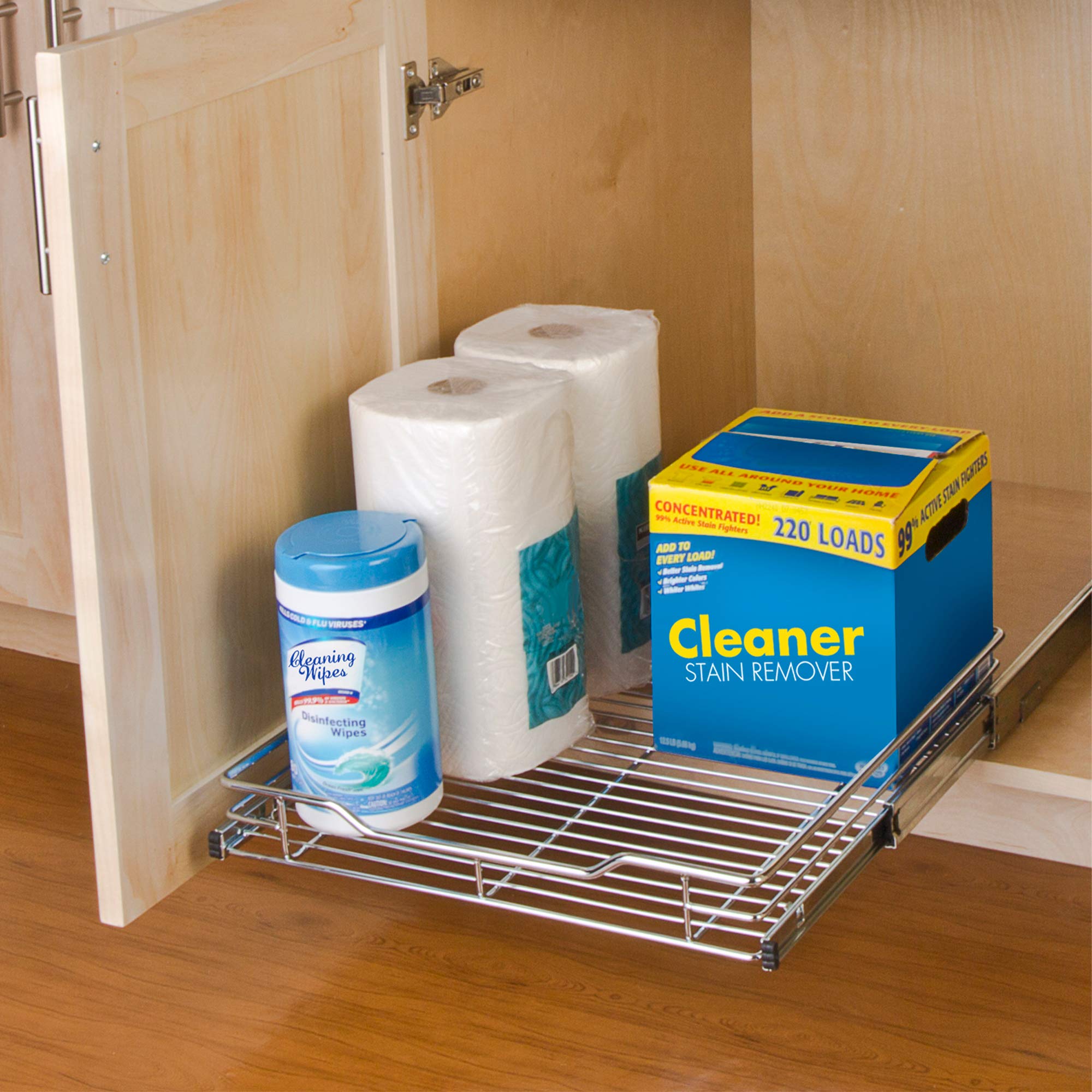 Under Sink Organizers and Storage, Metal Pull Out Cabinet