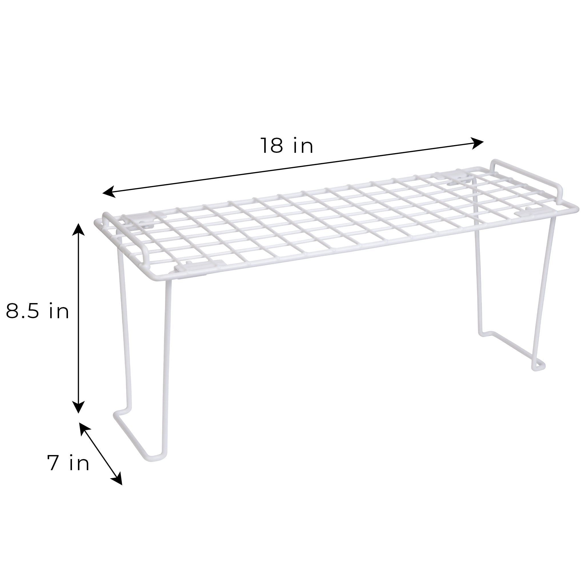 Small Stacking Cabinet Shelf Rack - Smart Design® 3