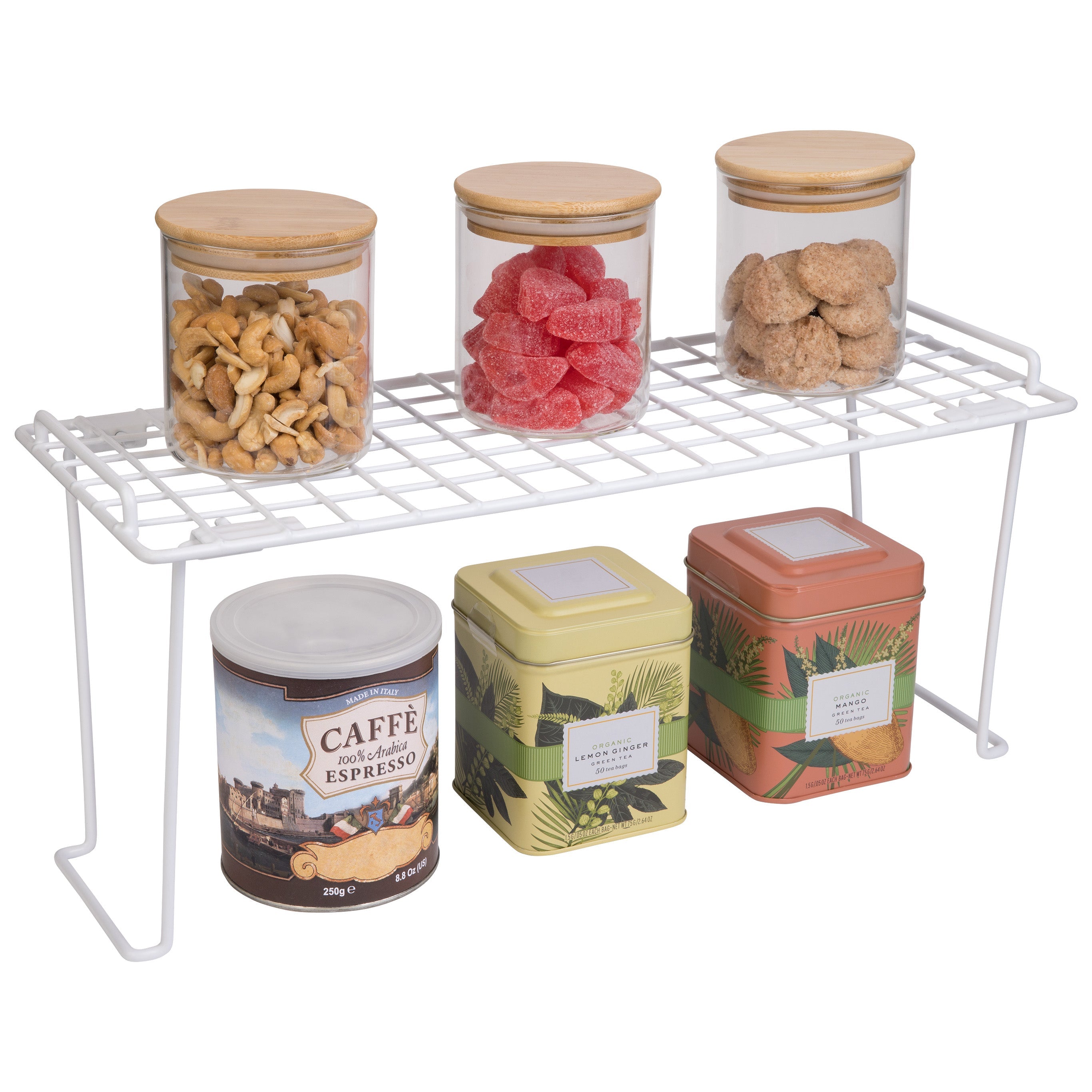 Small Stacking Cabinet Shelf Rack - Smart Design® 1