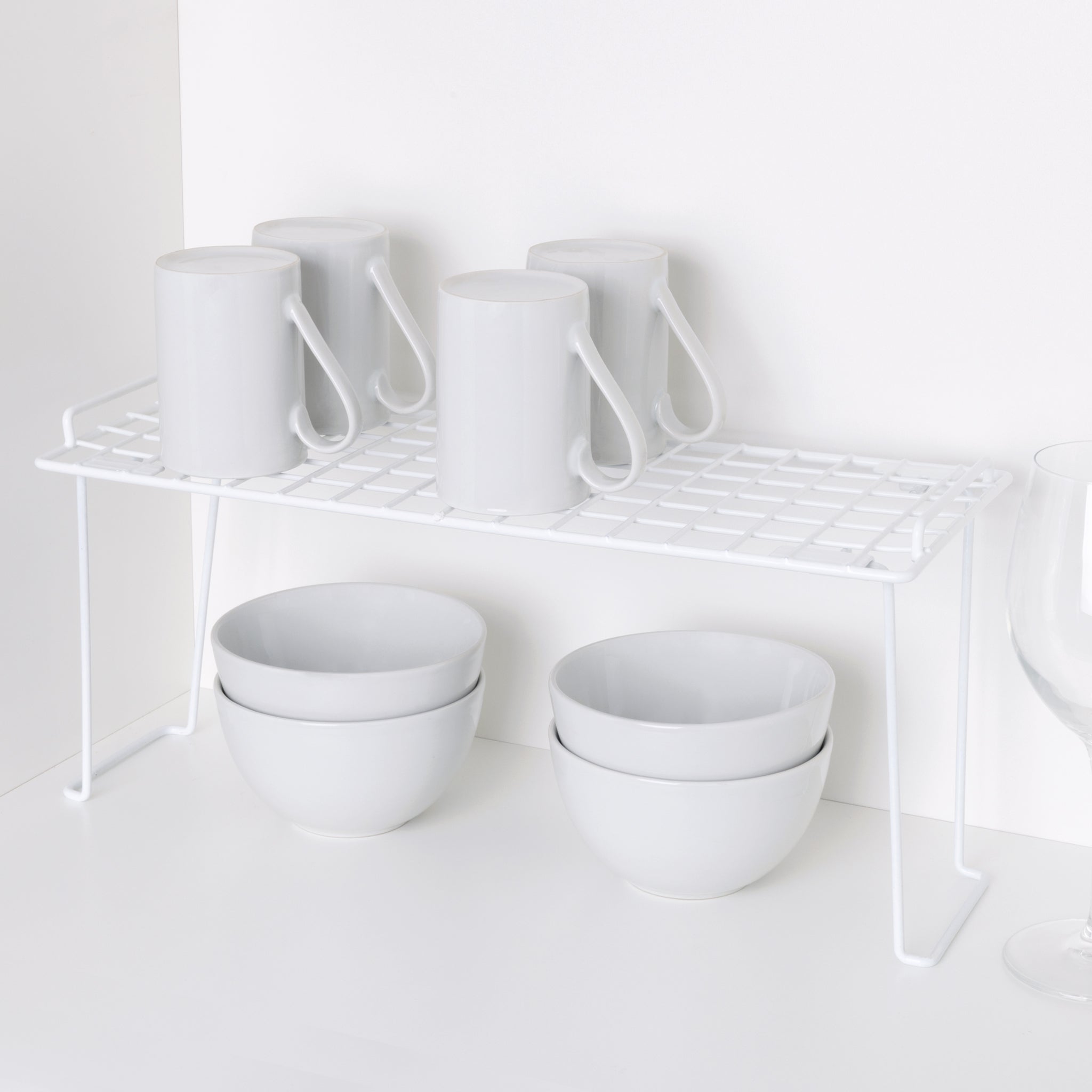 Small Stacking Cabinet Shelf Rack - Smart Design® 2