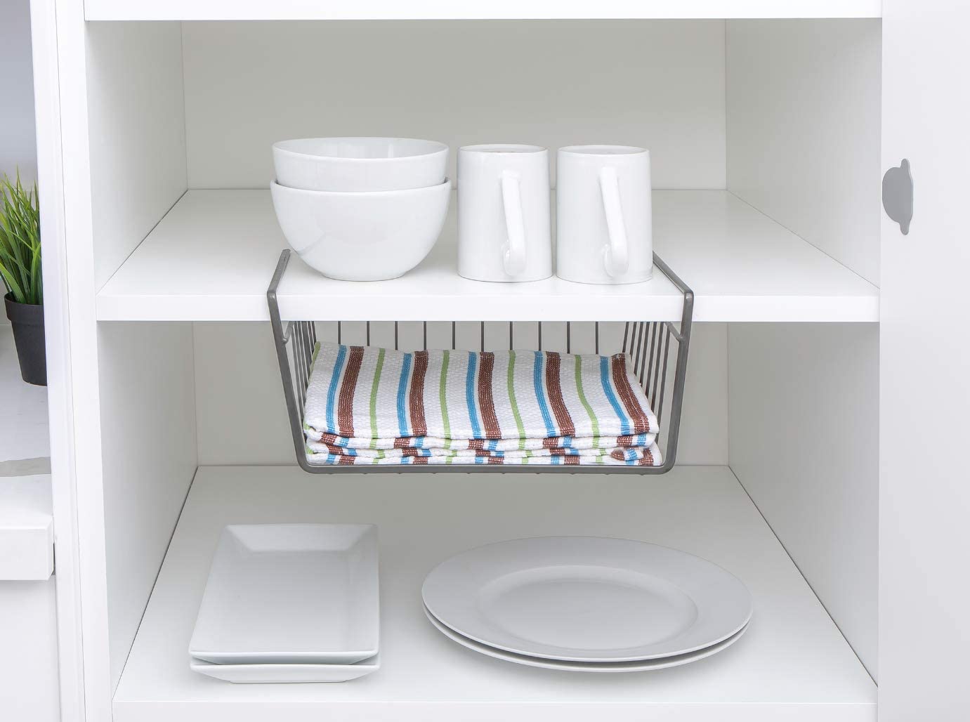 Small Undershelf Storage Basket - Smart Design® 38